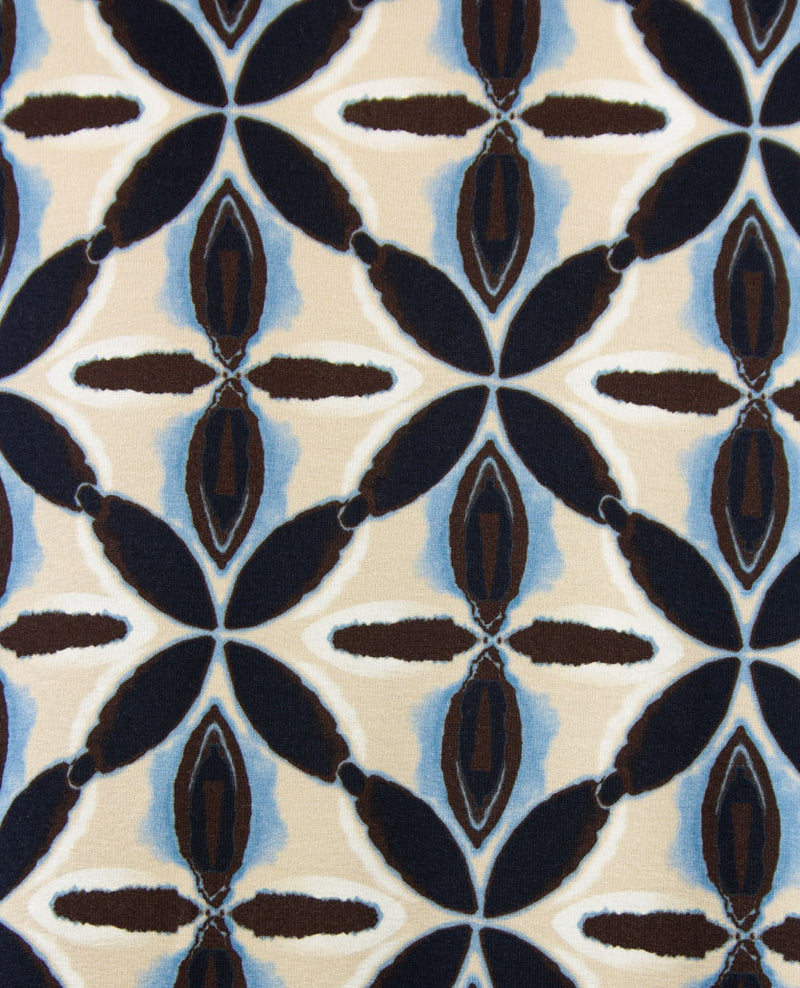 Frank Walder - Damespolo - Navy met beige, blue en choc