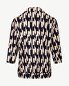Frank Walder - Damespolo - Beige en navy