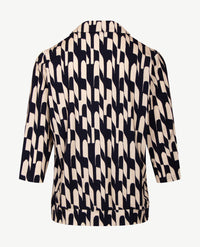 Frank Walder - Damespolo - Beige en navy