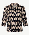 Frank Walder - Damespolo - Beige en navy