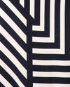 Frank Walder - Polo - streep - Navy met licht beige