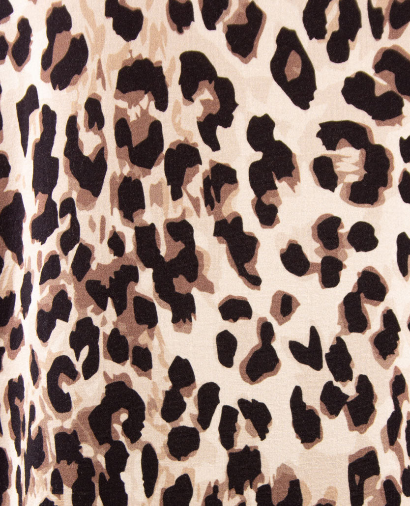 Frank Walder - Polo - Leopard - Beige, zwart en off-white