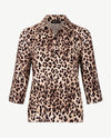 Frank Walder - Polo - Leopard - Beige, zwart en off-white