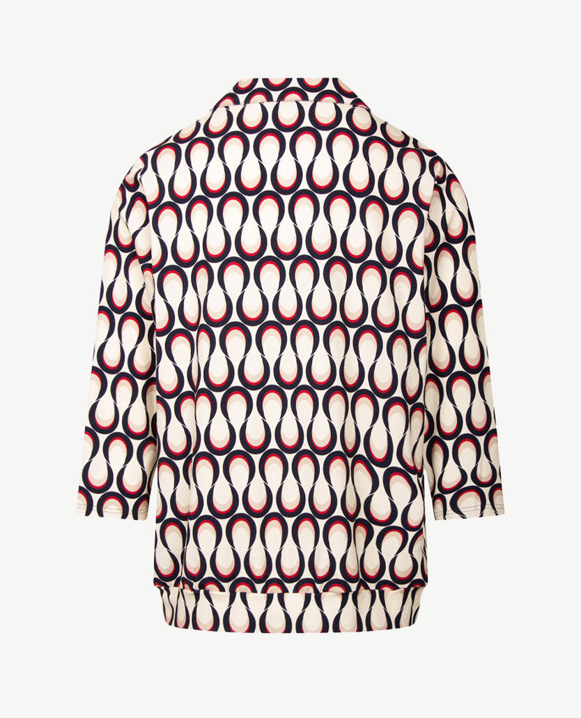 Frank Walder - Polo - Beige, navy, merlot en taupe
