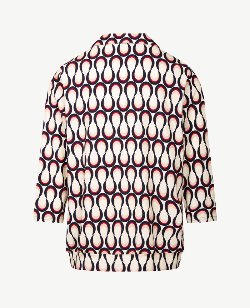 Frank Walder - Polo - Beige, navy, merlot en taupe