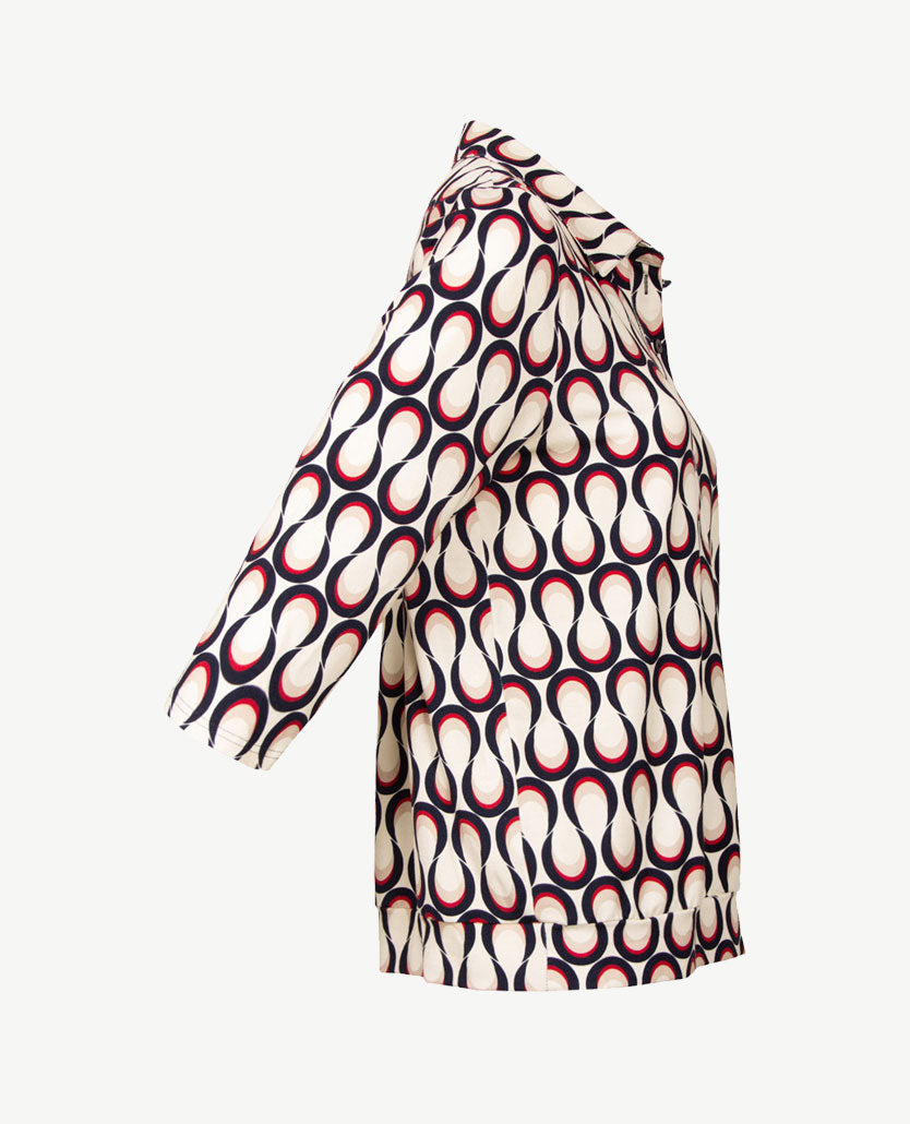 Frank Walder - Polo - Beige, navy, merlot en taupe