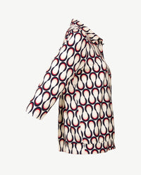 Frank Walder - Polo - Beige, navy, merlot en taupe
