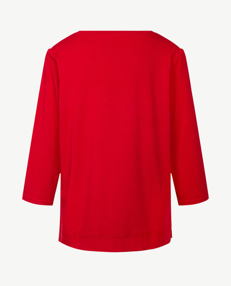 Frank Walder  - Top ronde hals - Jersey - Merlot