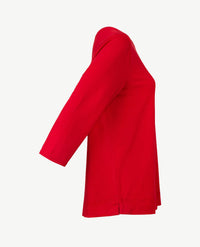 Frank Walder  - Top ronde hals - Jersey - Merlot