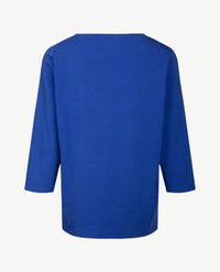 Frank Walder  - Top ronde hals - Jersey - Kobalt