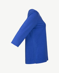 Frank Walder  - Top ronde hals - Jersey - Kobalt