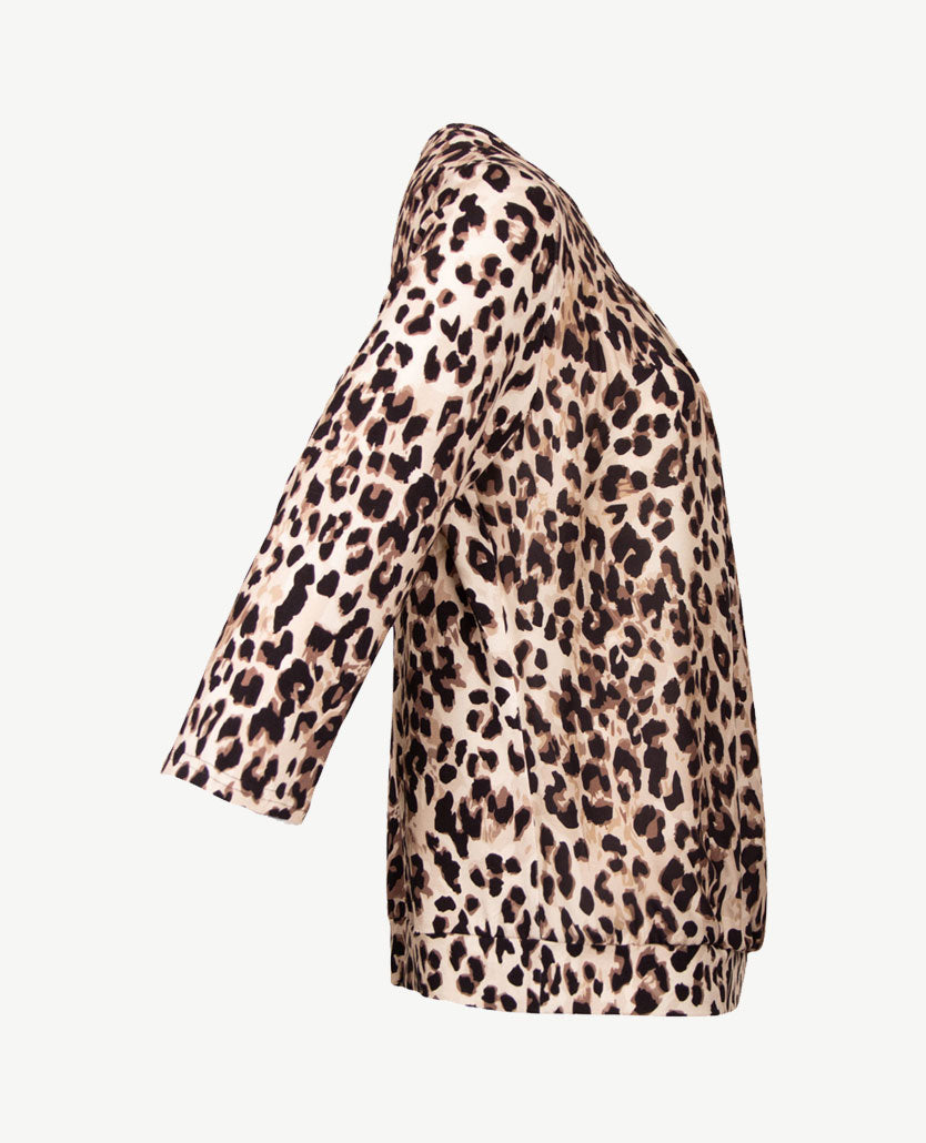 Frank Walder - Blouson - Tijger - Zwart met beige en off-white