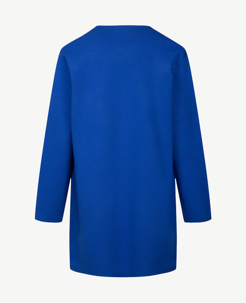 Frank Walder - Lang vest - Kobalt