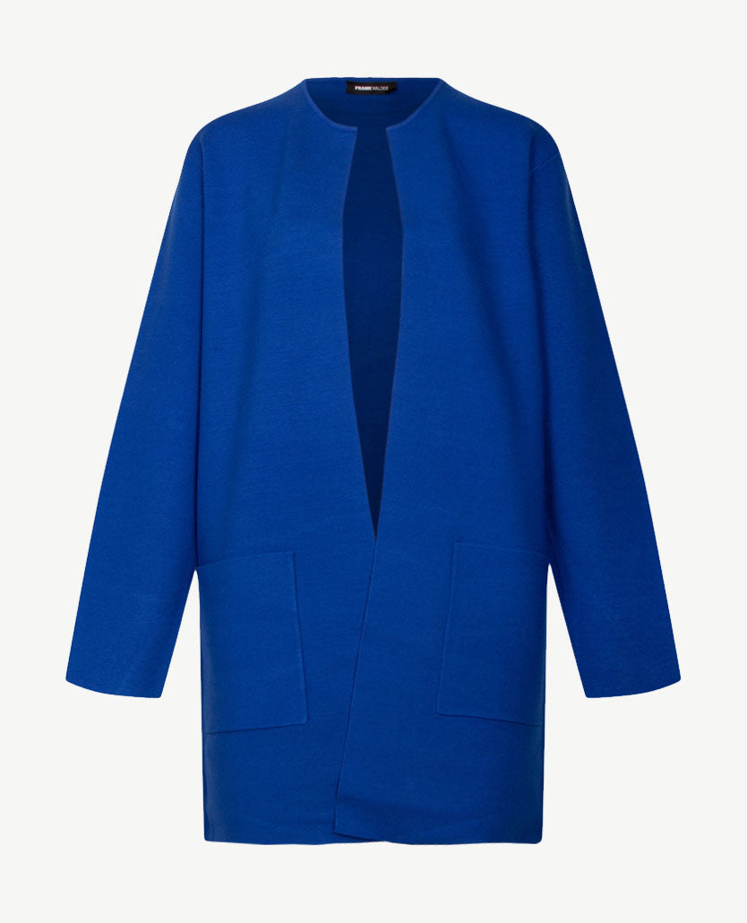 Frank Walder - Lang vest - Kobalt