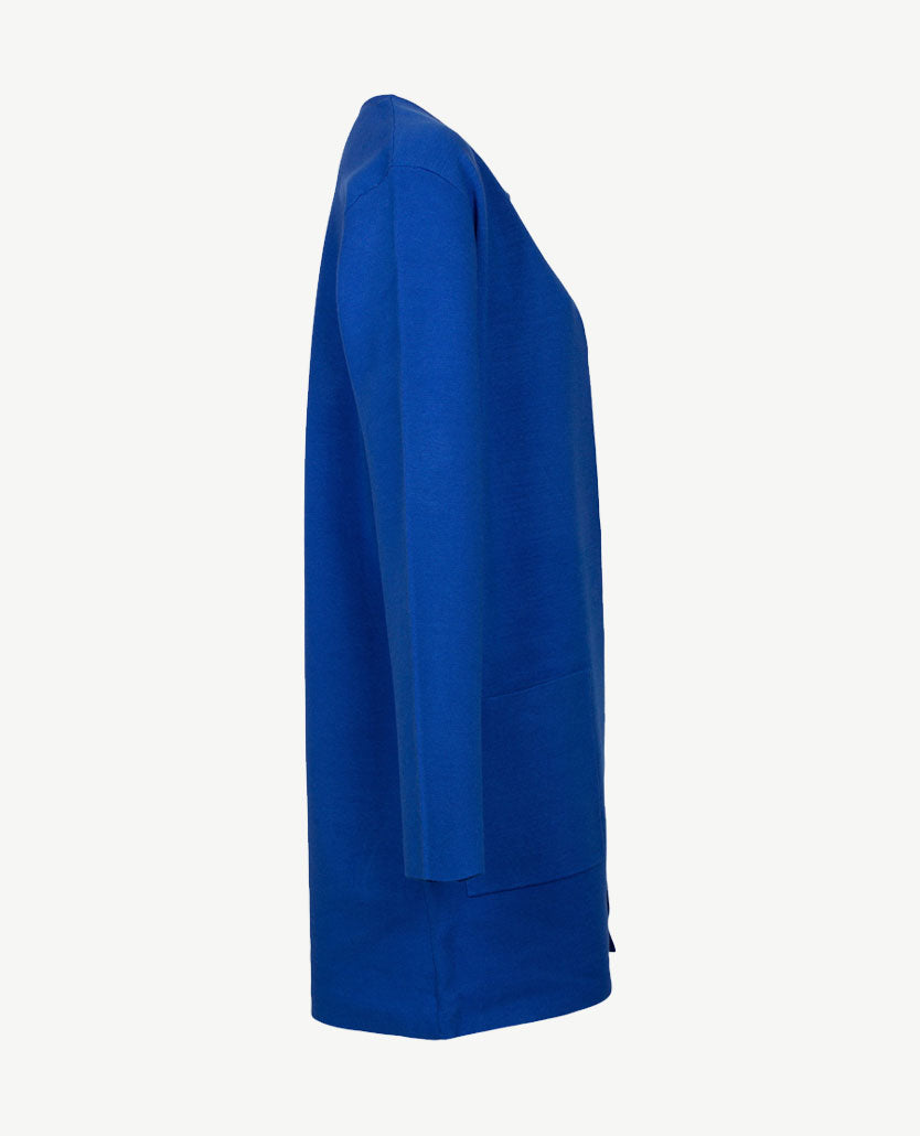Frank Walder - Lang vest - Kobalt