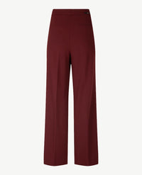 Gardeur - Franca - Instapbroek dames met elastische band - Crêpe jersey - Bordeaux