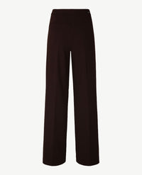 Gardeur - Franca - Instapbroek dames met elastische band - Crêpe jersey - Choco