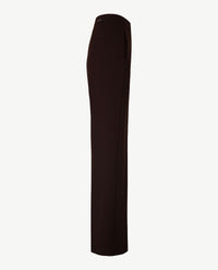 Gardeur - Franca - Instapbroek dames met elastische band - Crêpe jersey - Choco