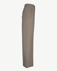 Gardeur - Franca - Instapbroek dames met elastische band - Crêpe jersey - Taupe