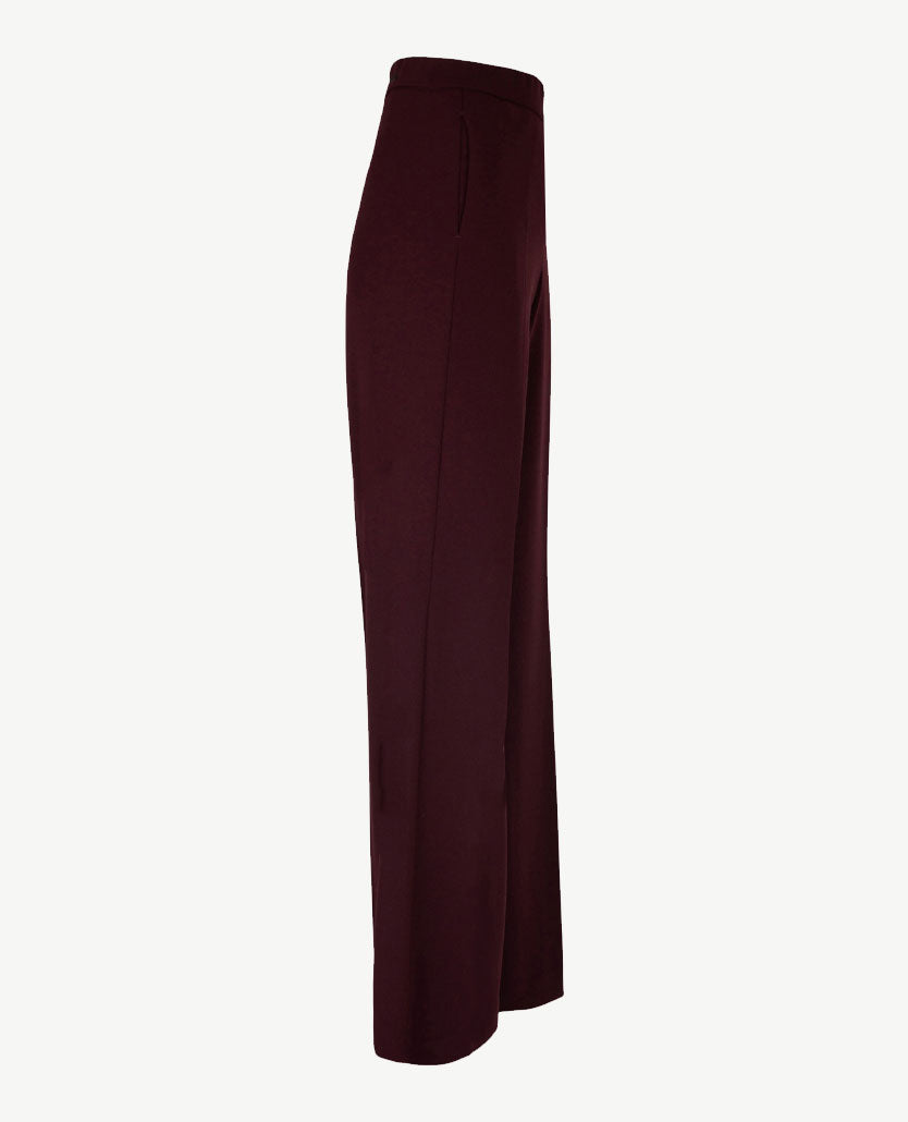 Gardeur - Elastiek rondom - Franca - Crêpe jersey - Normale lengte - Bordeaux