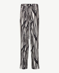 Gardeur - Elastiek rondom - Franca - Normale lengte - Night blue met wit