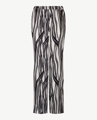 Gardeur - Elastiek rondom - Franca - Normale lengte - Night blue met wit