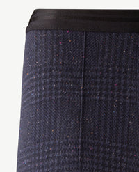 Gardeur - Elastiek rondom - Zaria - Jersey - Normale lengte - Multi tweed navy met zwart