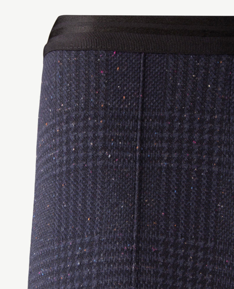 Gardeur - Elastiek rondom - Zaria - Jersey - Normale lengte - Multi tweed navy met zwart