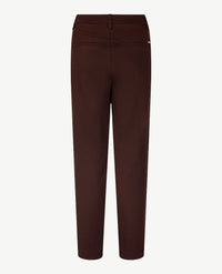 Gardeur - Zene57 - Instapbroek dames met elastische band - Jersey - Choco