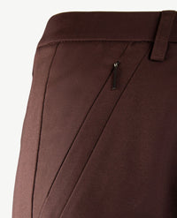 Gardeur - Zene57 - Instapbroek dames met elastische band - Jersey - Choco