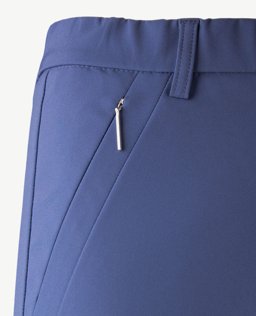 Gardeur - Elastiek rondom - Zene57 - Traveljersey - Staalblauw - Normale lengte