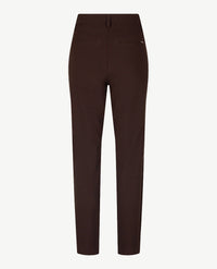 Gardeur - Zene57 - Instapbroek dames met elastische band - Traveljersey - Choco