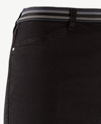 Gardeur - Zilla 1 - Instapbroek dames met elastische band - Flare- Jeans - zwart