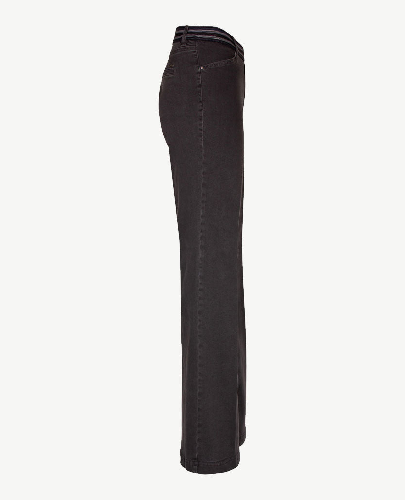 Gardeur - Elastiek rondom - Zilla 1 - Flare- Jeans - Normale lengte - Antraciet