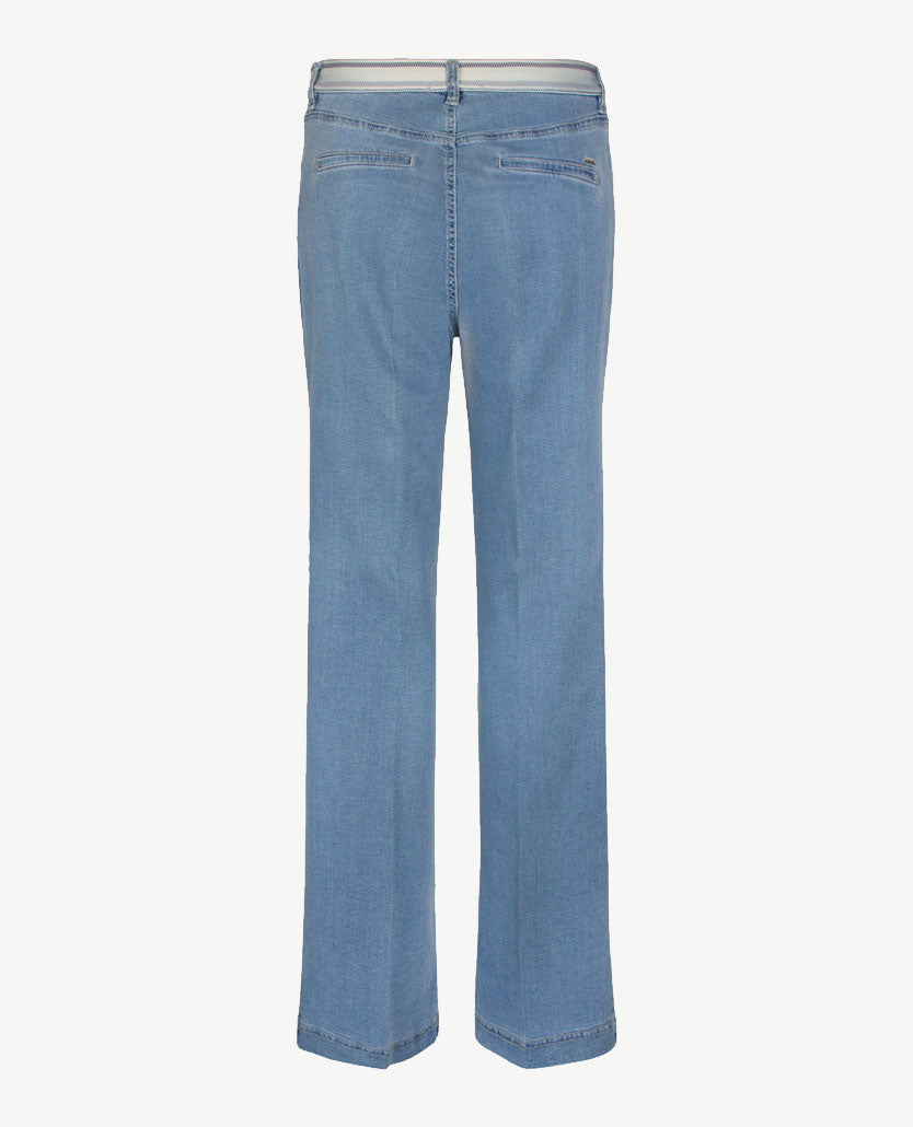 Gardeur - Elastiek rondom - Zilla 1 - Flare- Jeans - Korte lengte - Bleach