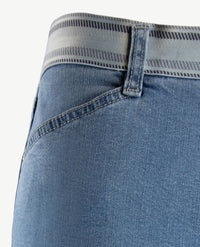 Gardeur - Elastiek rondom - Zilla 1 - Flare- Jeans - Normale lengte - Bleach