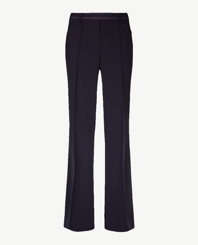Gardeur - Elastiek rondom - Zilla 2 - Flare travelkwaliteit - Normale lengte - Navy