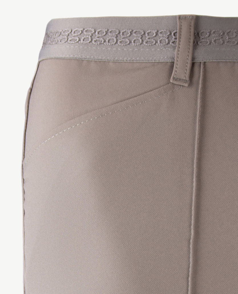 Gardeur - Elastiek rondom - Zilla 2 - Flare travelkwaliteit - Normale lengte - Taupe