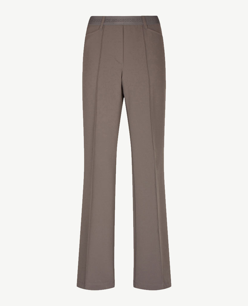 Gardeur - Elastiek rondom - Zilla 2 - Flare travelkwaliteit - Normale lengte - Taupe