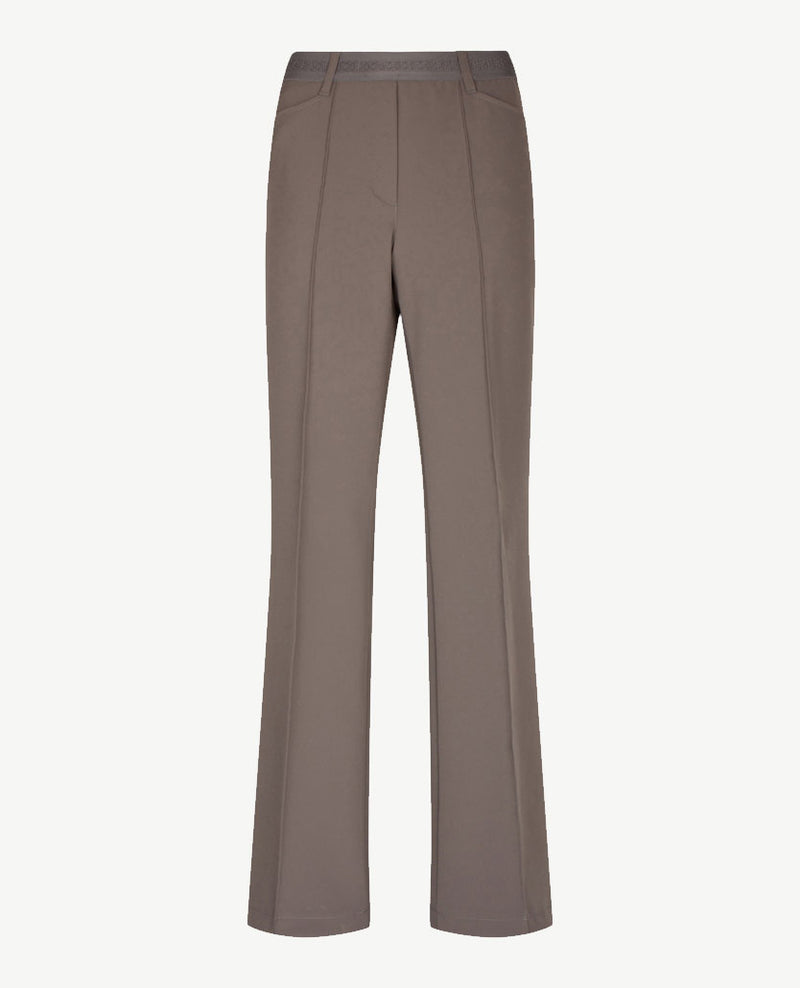 Gardeur - Elastiek rondom - Zilla 2 - Flare travelkwaliteit - Normale lengte - Taupe
