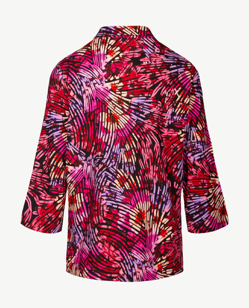 Gollé Haug - Polo - Pink, lila , roden en zwart