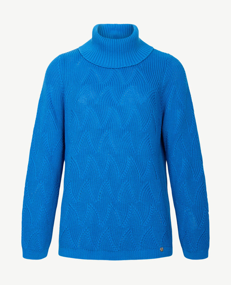 Gollé Haug - Pullover coll - Kobalt