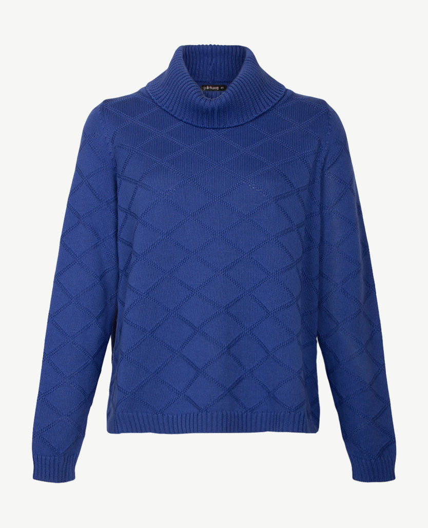 Gollé Haug - Pullover coll - Donker kobalt