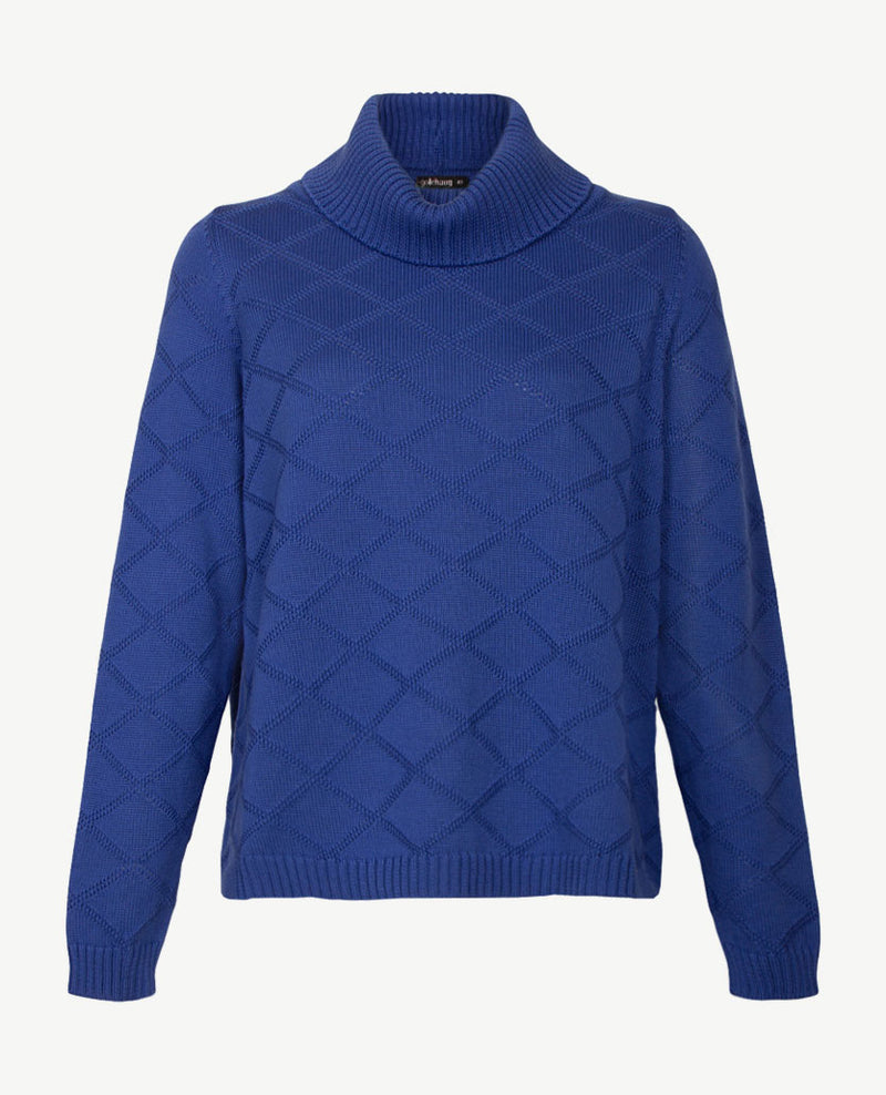 Gollé Haug - Pullover coll - Donker kobalt