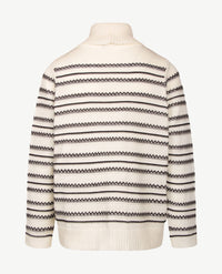 Gollé Haug - Pullover coll - Off-white met zwart