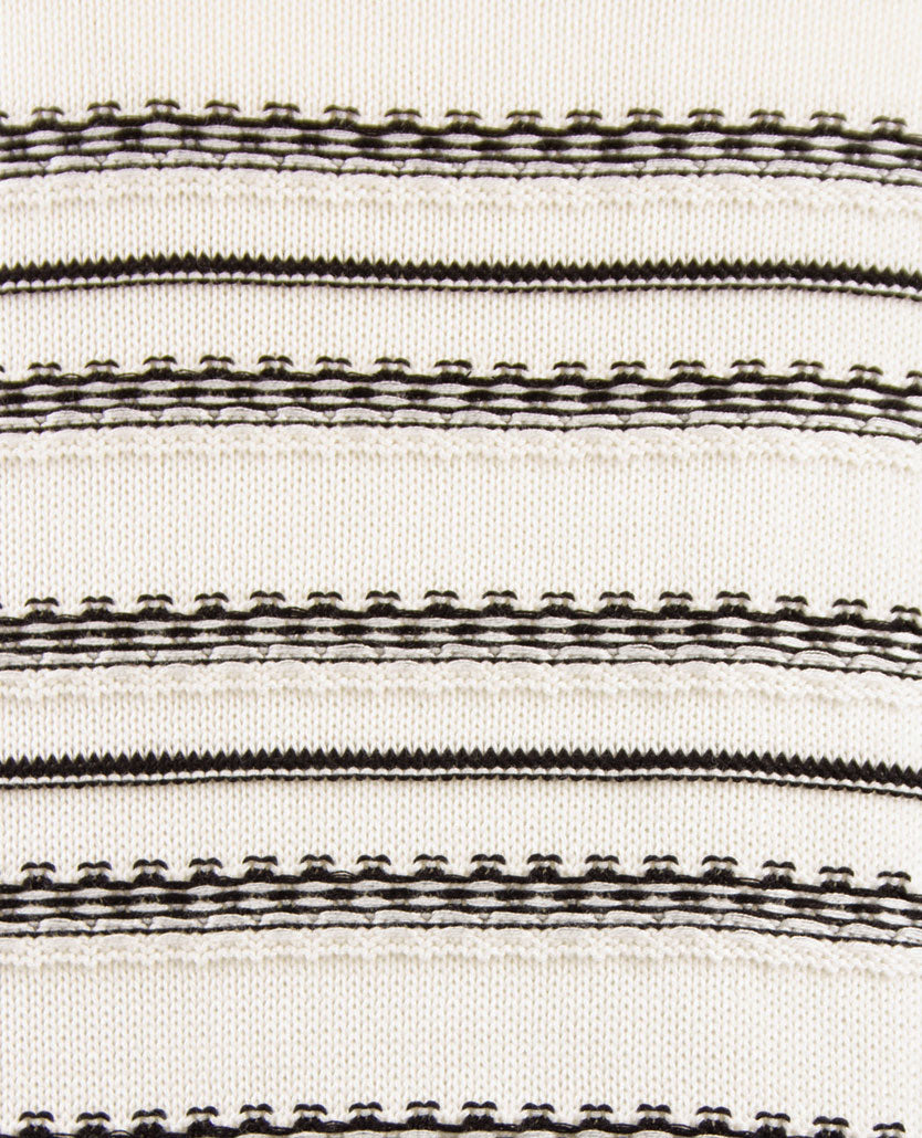 Gollé Haug - Pullover coll - Off-white met zwart