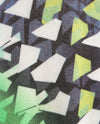 Gollé Haug - Lichte pullover V-hals - Groenen met blue, kobalt en grijs