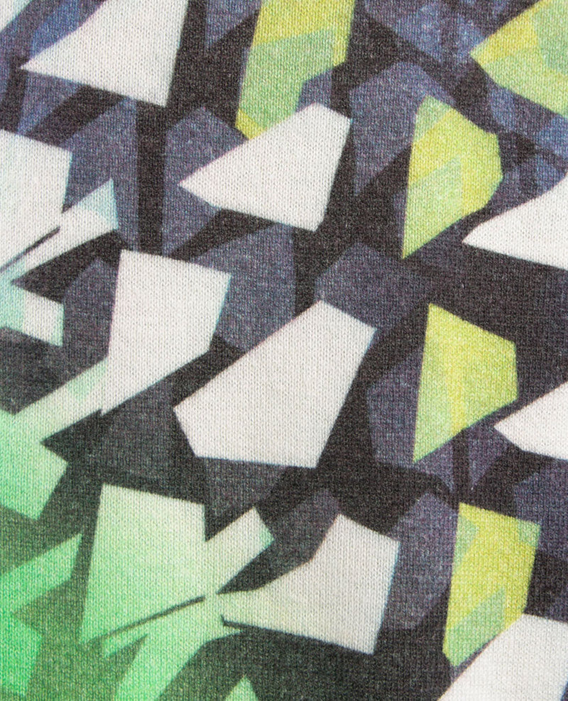 Gollé Haug - Lichte pullover V-hals - Groenen met blue, kobalt en grijs