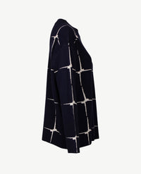 Gollé Haug - Pullover ronde hals - Navy met off-white