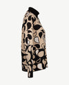Gollé Haug - Pullover coll - Beige met zwart en off-white